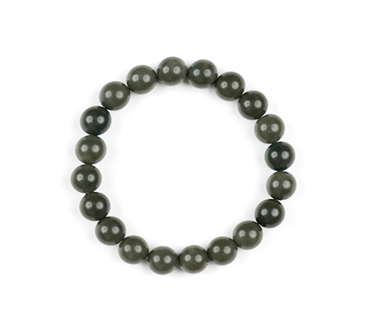 THEPUTI-Jade Green Round Bead Bodhi Bracelet