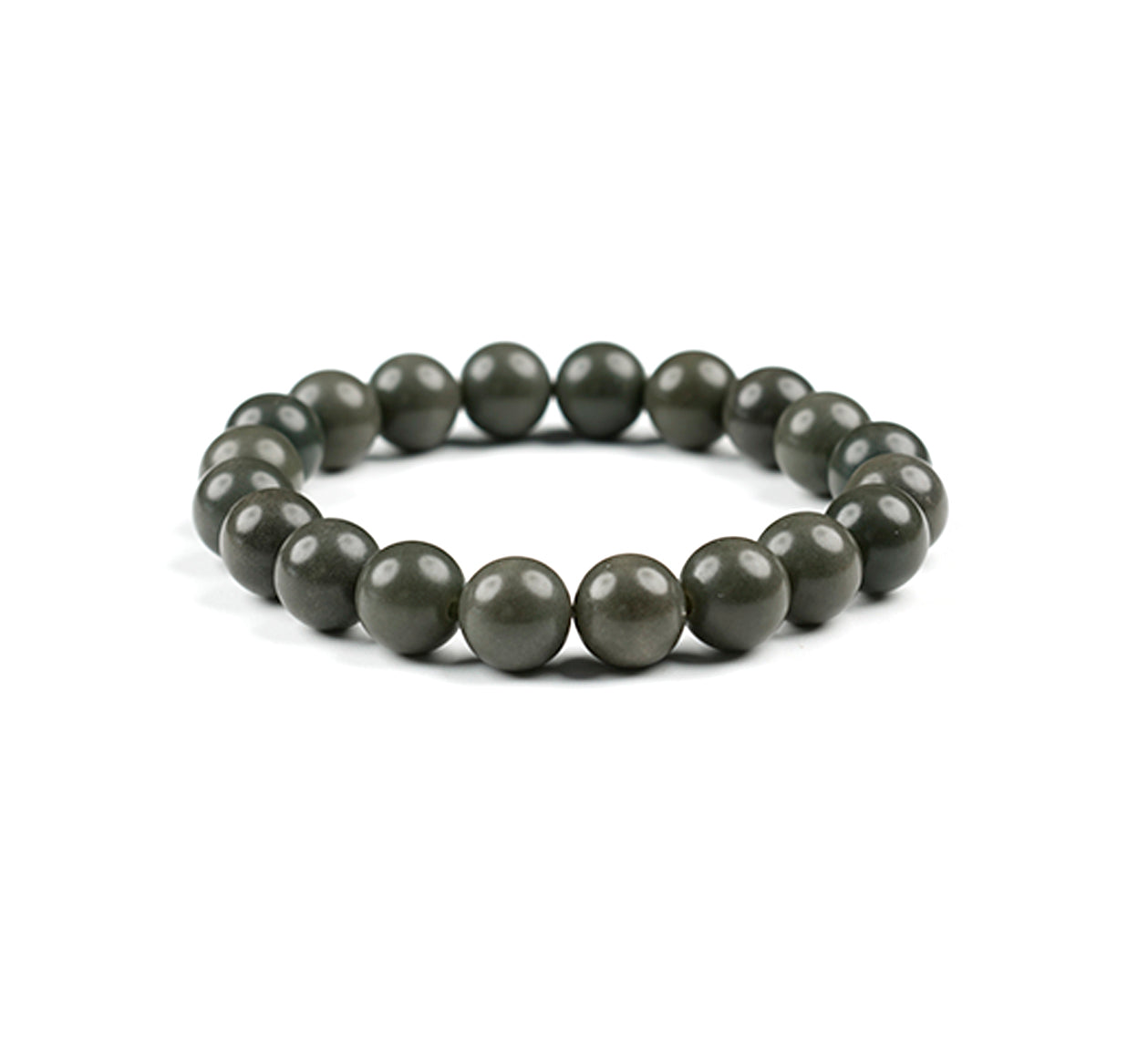 THEPUTI-Men's Green Beaded Bracelet