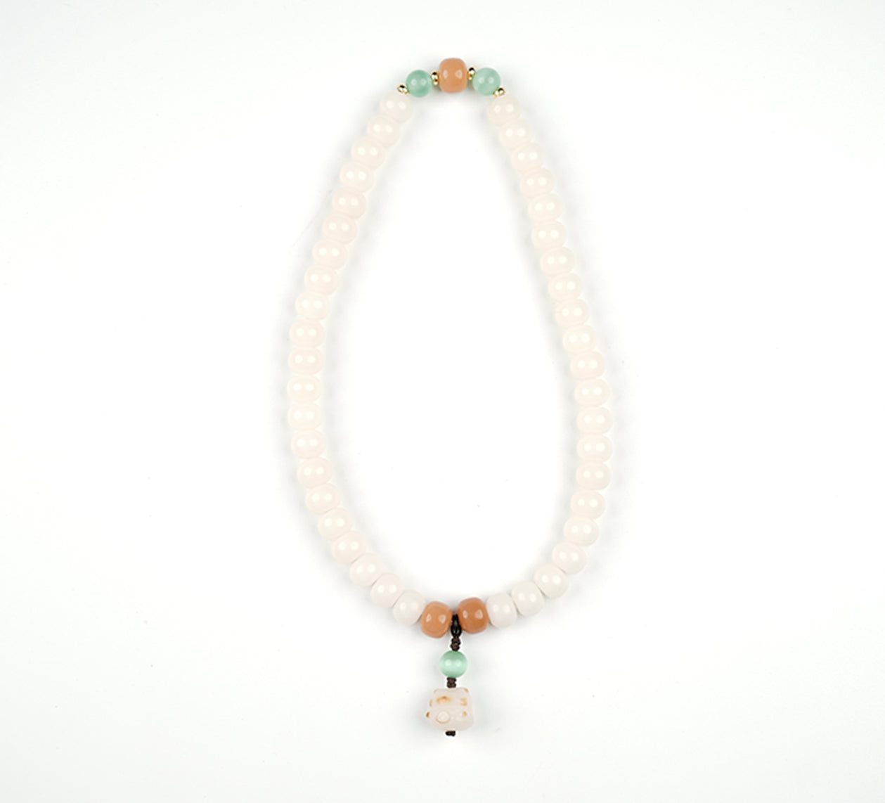 PUTI-White Apple Bead Handheld